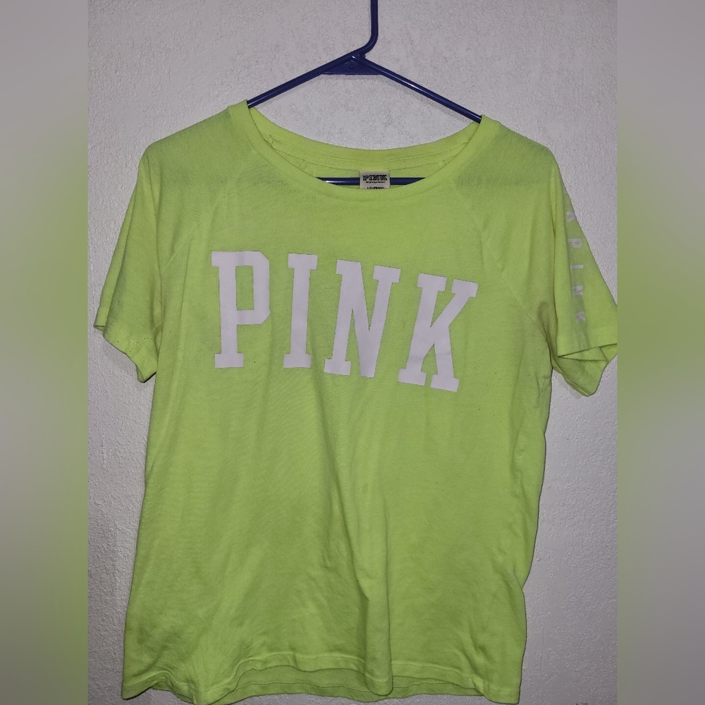 PINK Brand Yellow Shirt Size Large